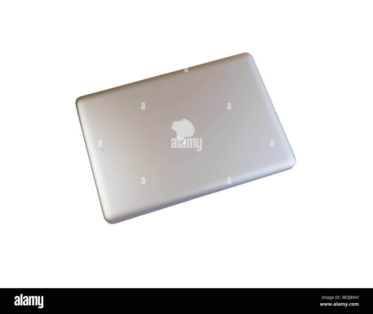 Computer portatile Macintosh Apple Macbook Pro isolato su sfondo bianco Foto Stock