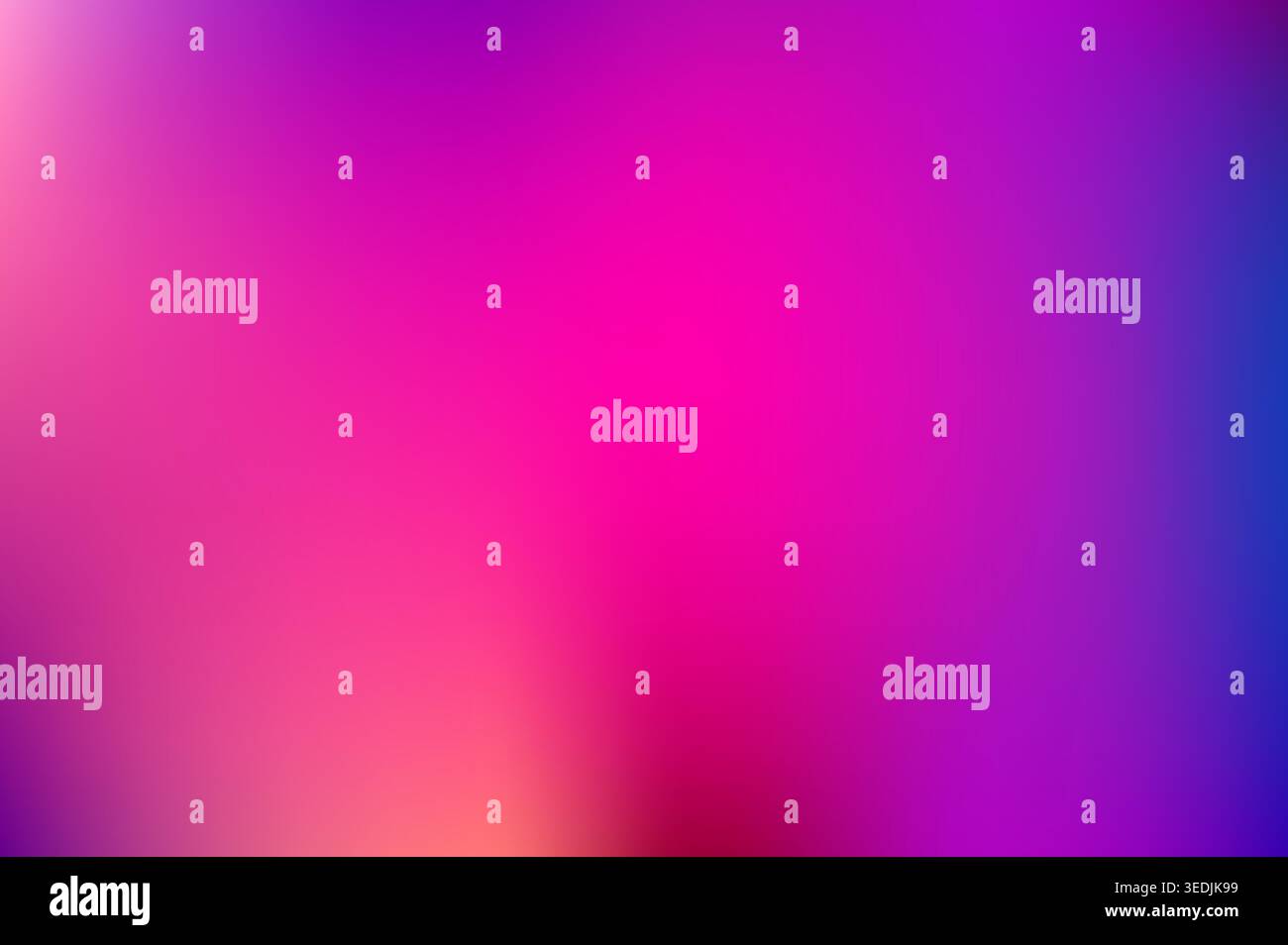 Sfondo colorato sfumato astratto con transizione fluida di tonalità viola rosa e blu per un design grafico moderno Illustrazione Vettoriale