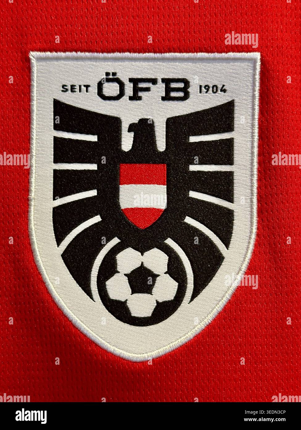 Maglia rossa Austria Away 2026 Foto Stock