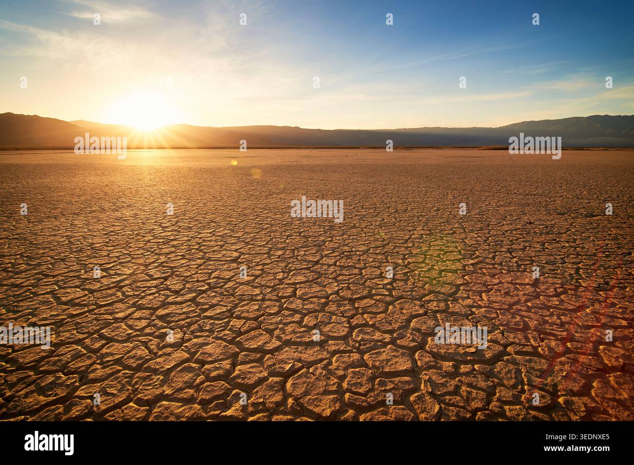 Panamint Valley Playa, Death Valley National Park, California Foto Stock