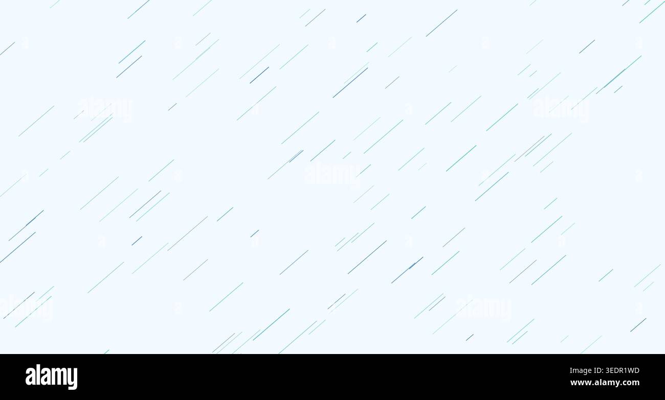 Immagine astratta con strisce diagonali tratteggiate in tonalità blu oceano, che creano un effetto visivo dinamico e moderno. Foto Stock
