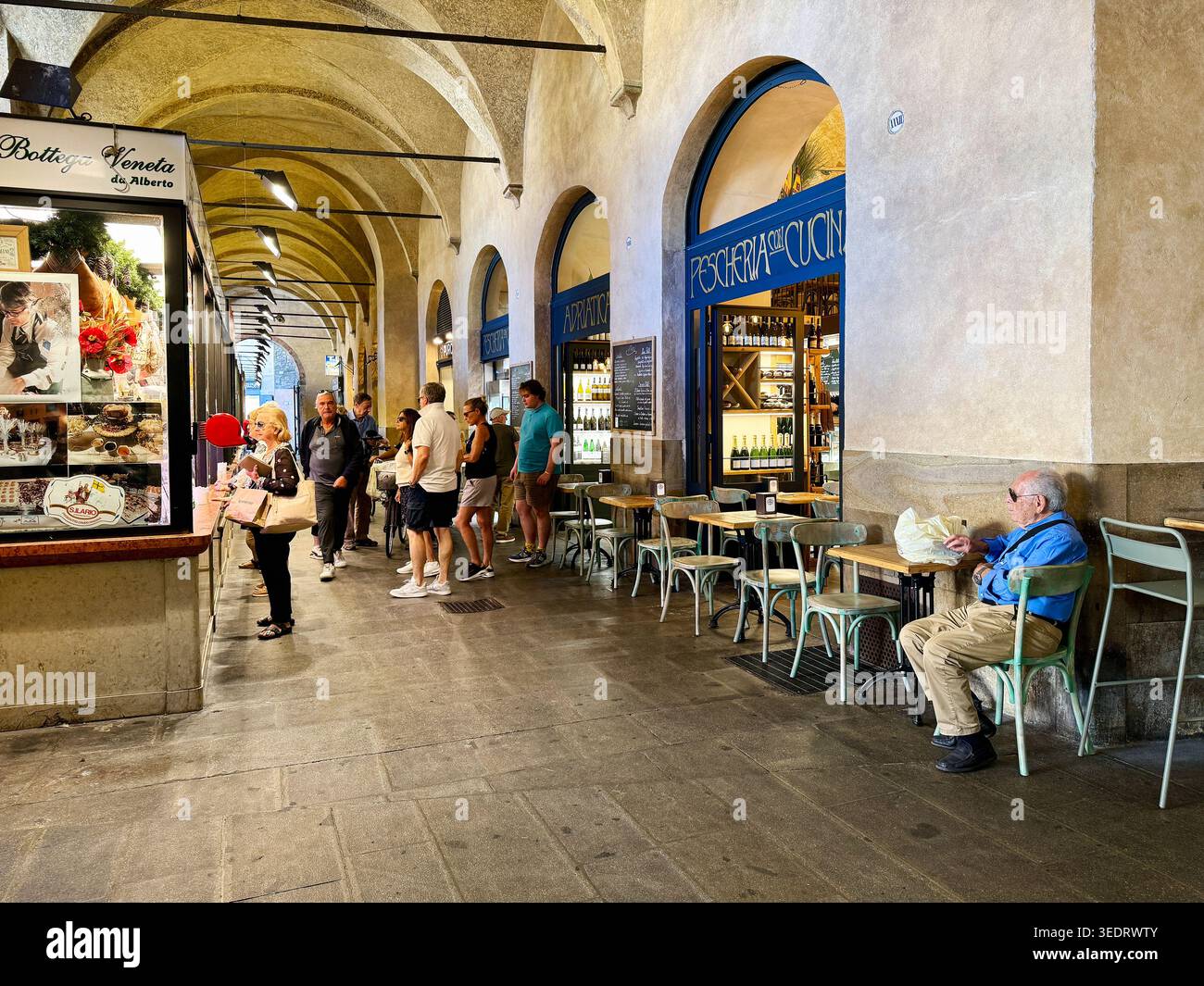 Markt a Padova, Venetien, Italien Foto Stock