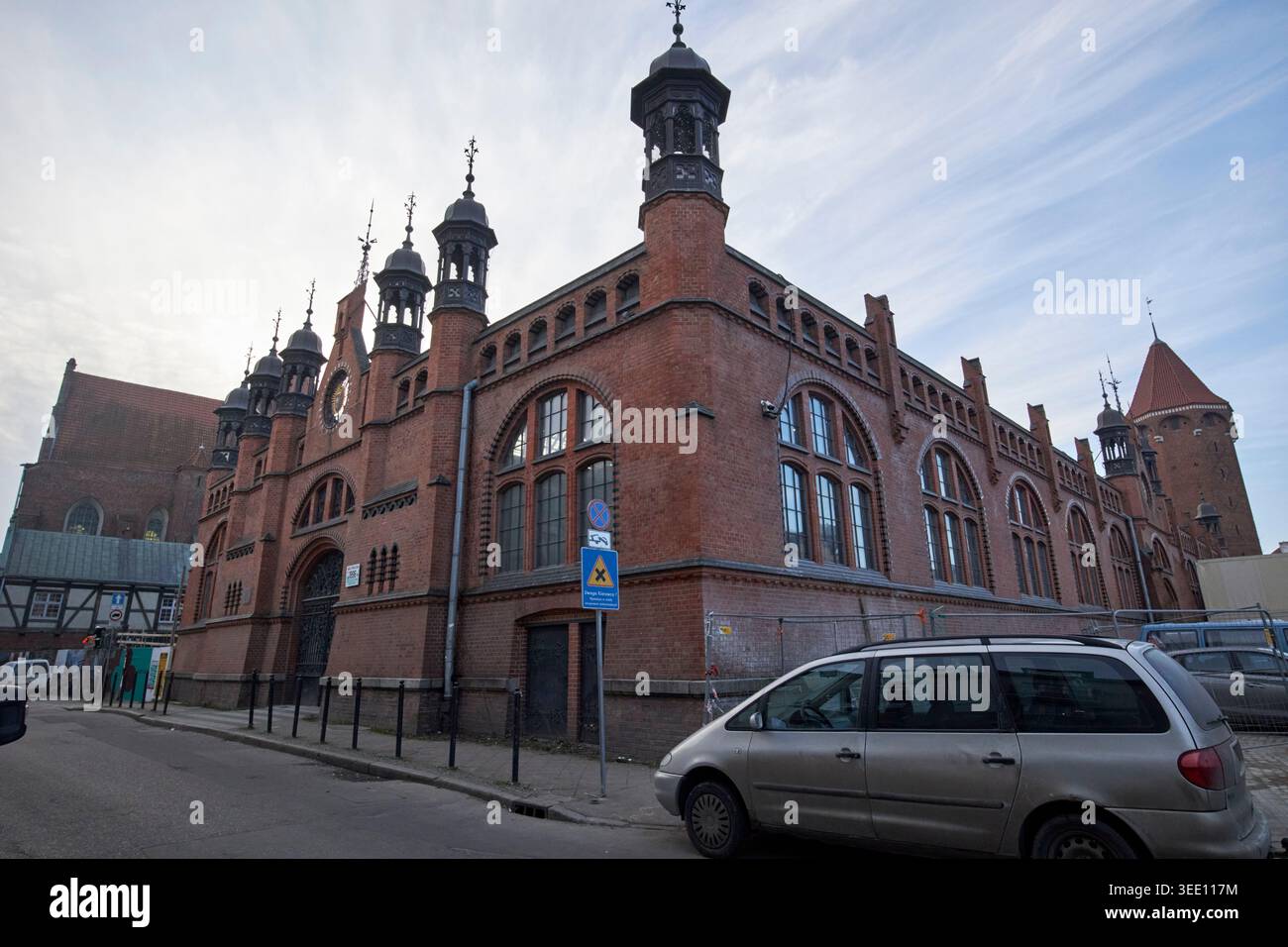 edificio del mercato hala targowa a danzica, polonia Foto Stock