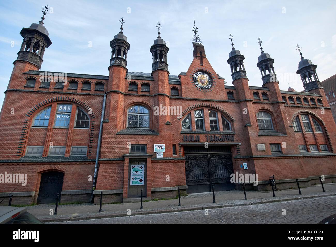 edificio del mercato hala targowa a danzica, polonia Foto Stock