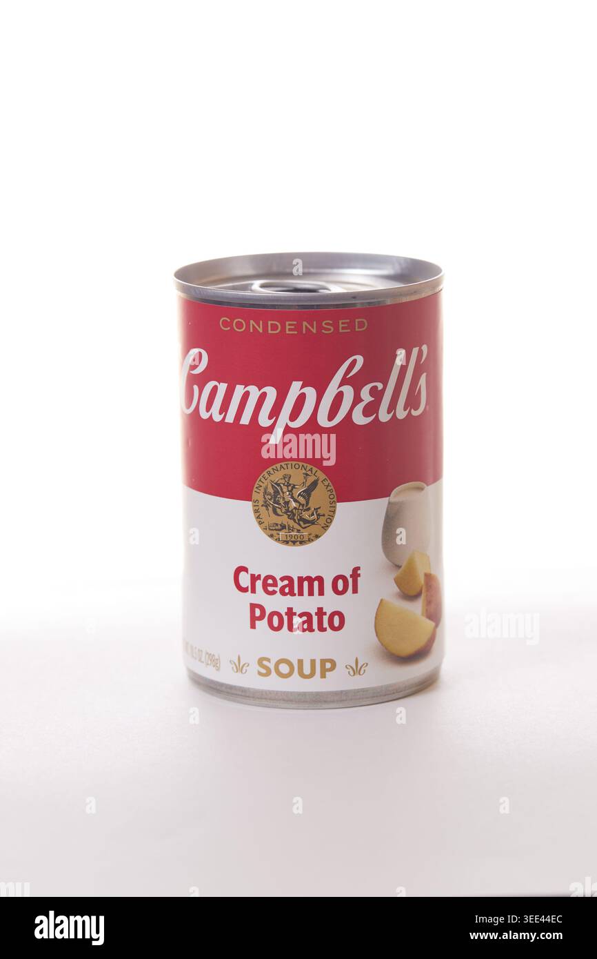 Campbell's Condensed Cream of Potato Soup Foto Stock