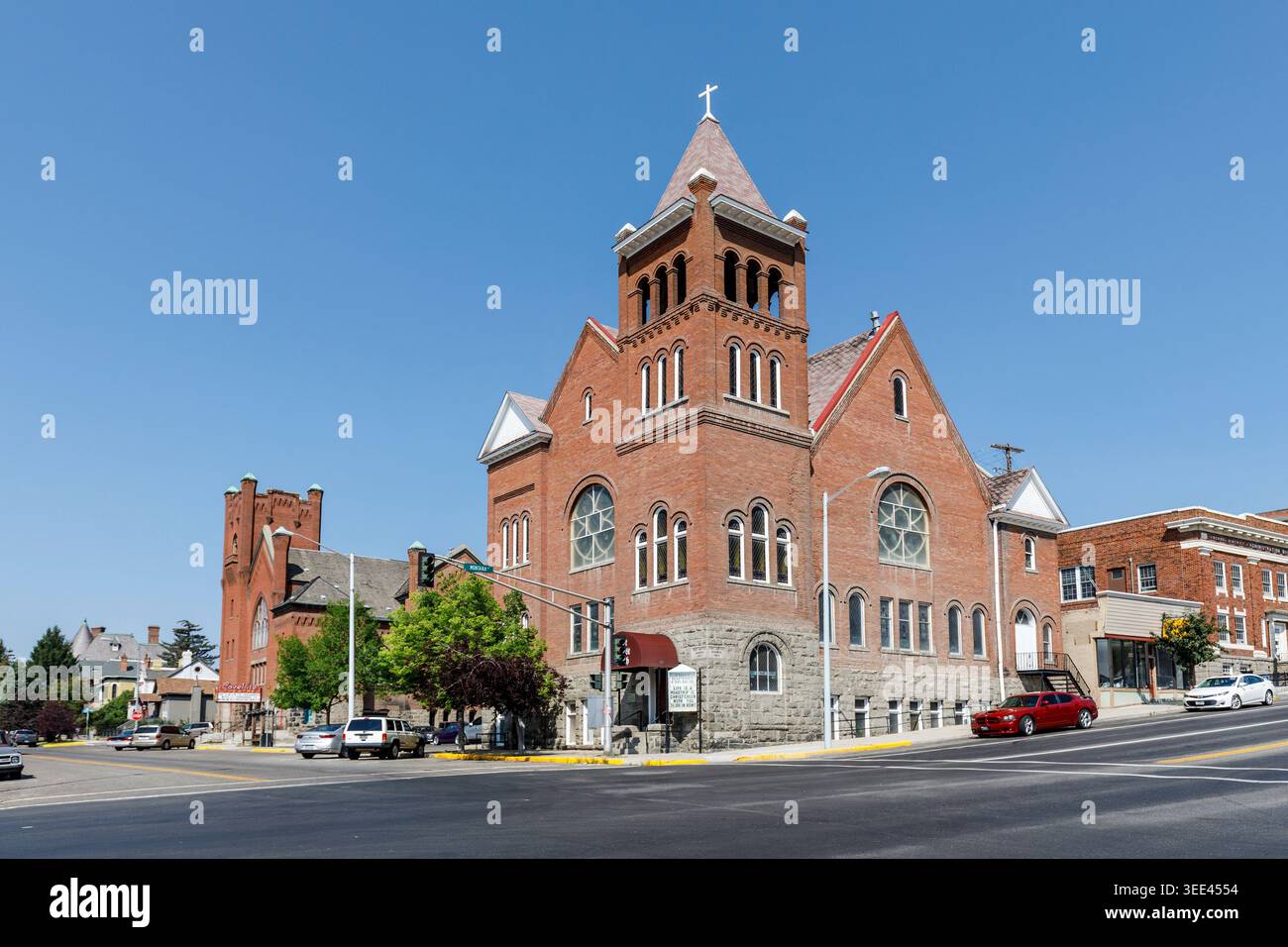 First Baptist Church, Butte, Montana, USA Foto Stock