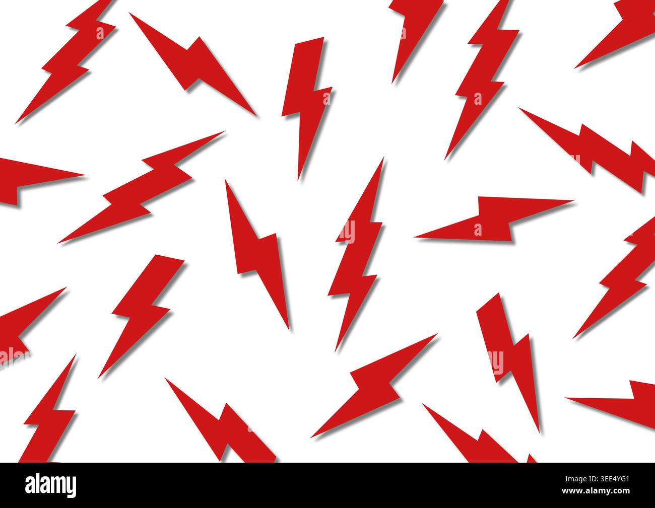 Fulmini, illustrazione concettuale. Foto Stock