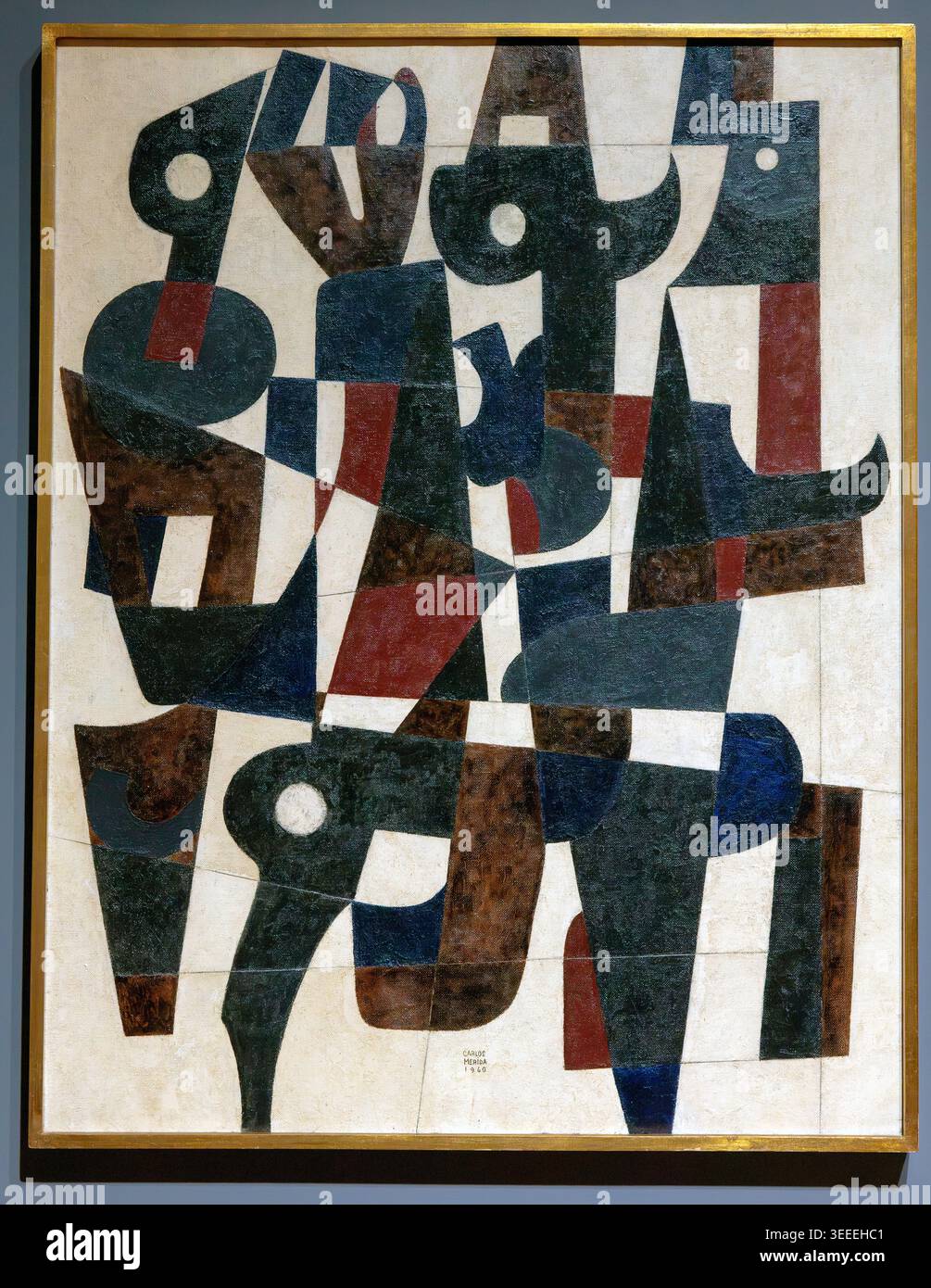 Variación de un viejo tema (variazione su un tema antico), 1960 olio su tela dipinto di Carlos Mérida Gelman Collection Foto Stock
