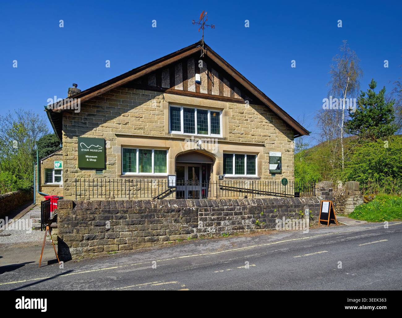 Regno Unito, Derbyshire, Peak District, Eyam Museum. Foto Stock