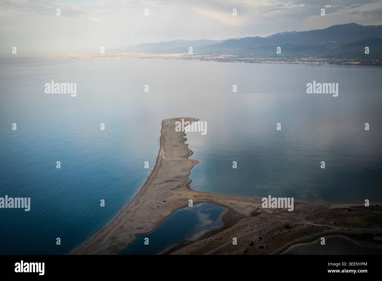 Laguna di Tindari, parte della riserva naturale di Marinello, Tindari, Sicilia, Italia Foto Stock