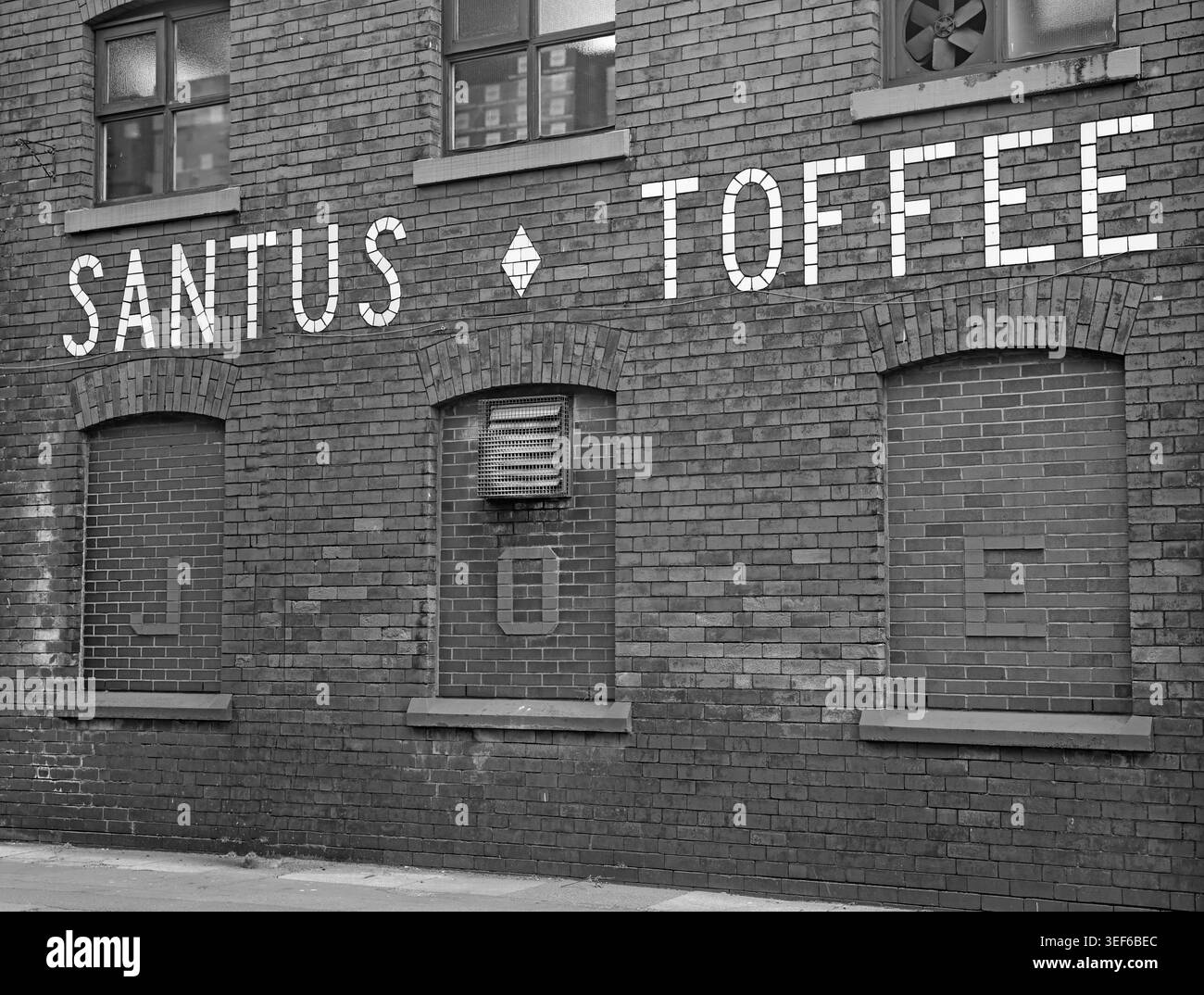 Fabbrica Santus Uncle Joes, Wigan, Inghilterra, Regno Unito. Foto Stock