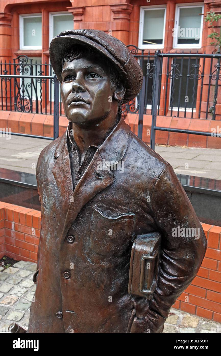 Monumento minerario di Wigan - ragazzo delle miniere, Wigan, Inghilterra, Regno Unito. Foto Stock