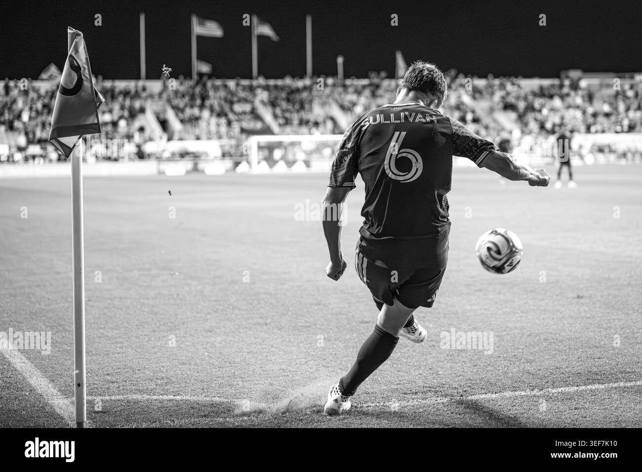 Cavan Sullivan della Philadelphia Union - il fenomeno adolescenziale e futuro giocatore del Manchester City in azione di gioco Foto Stock