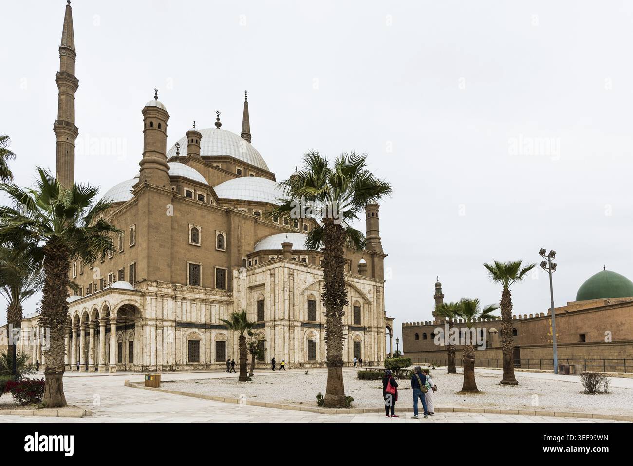 Moschea Mehmet Ali, Moschea di alabastro, Cittadella, Cairo, Egitto Foto Stock