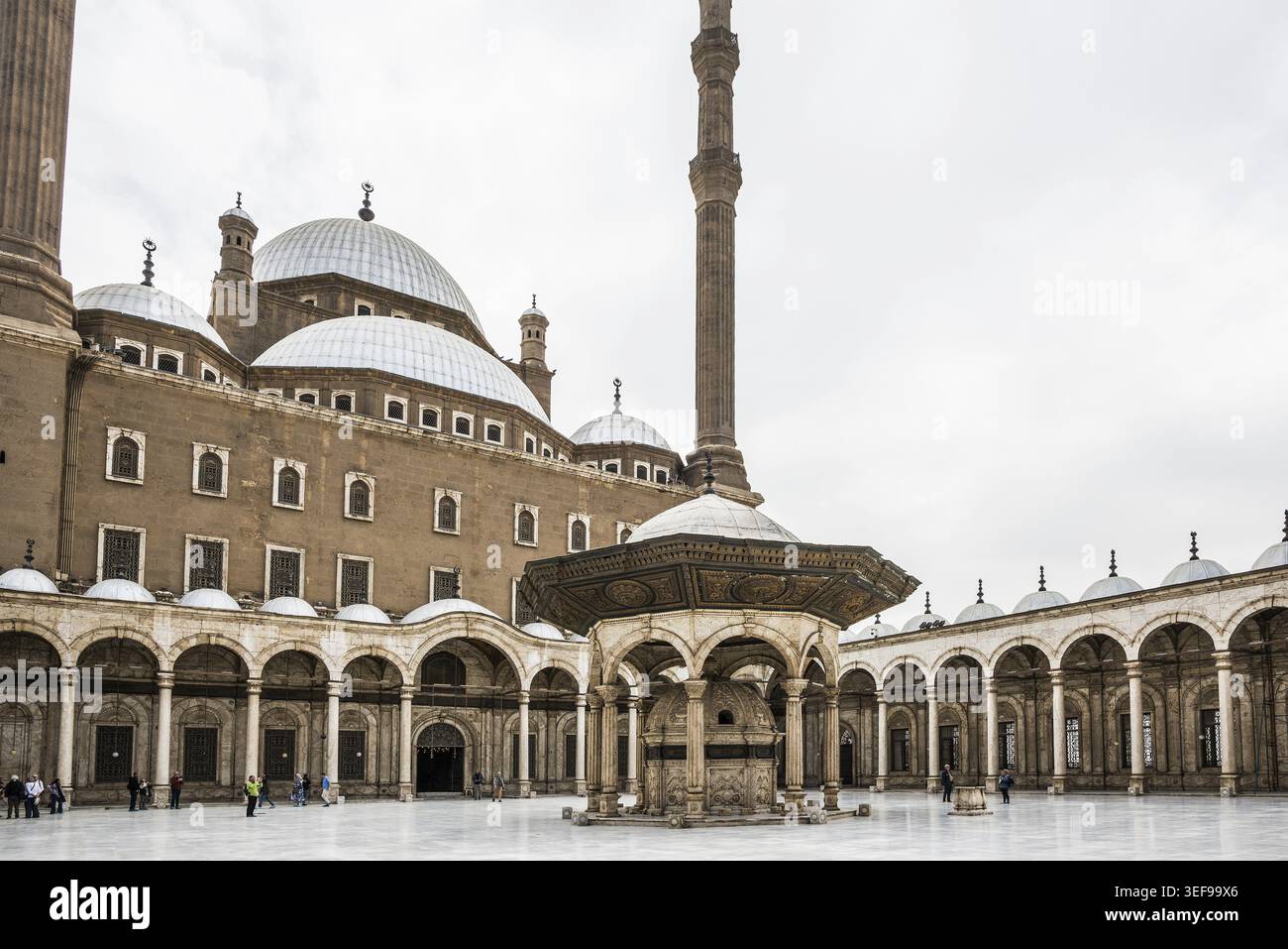Moschea Mehmet Ali, Moschea di alabastro, Cittadella, Cairo, Egitto Foto Stock