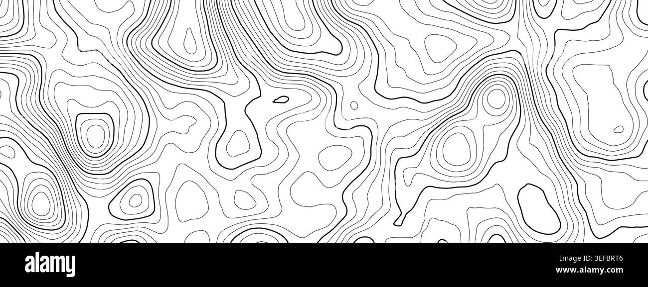 Mappa radar con sonar oceanico nautico per navigazione vettoriale in mare. Fondo grafico con topografia topografica per cartografia digitale ab Illustrazione Vettoriale