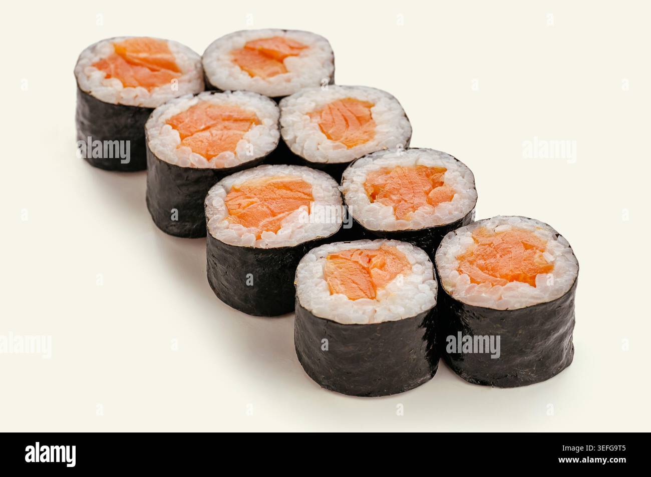 rotolo nori con pesce rosso Foto Stock
