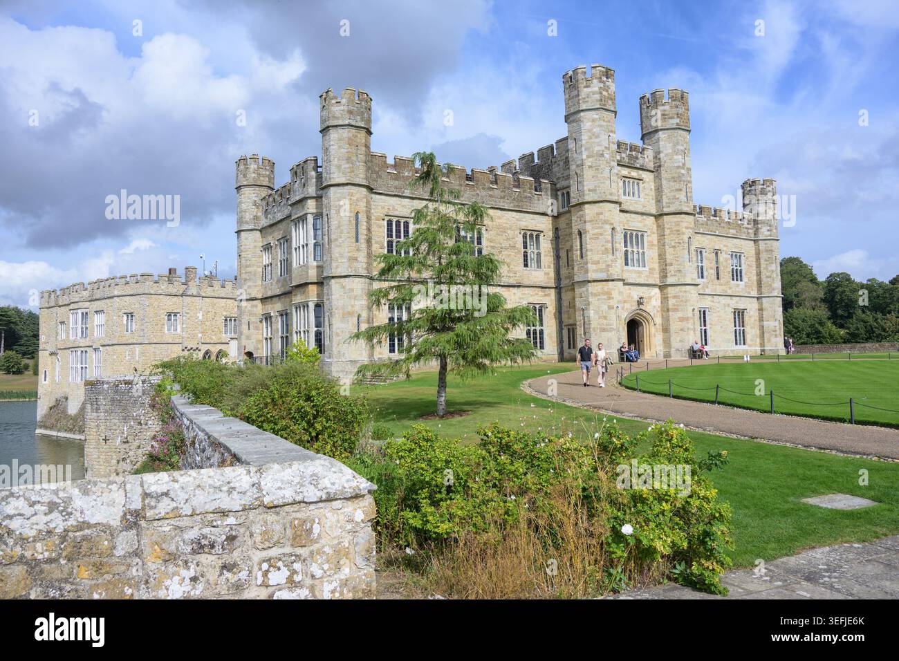 Castello di Leeds, vicino a Maidstone, Kent, Regno Unito. Foto Stock