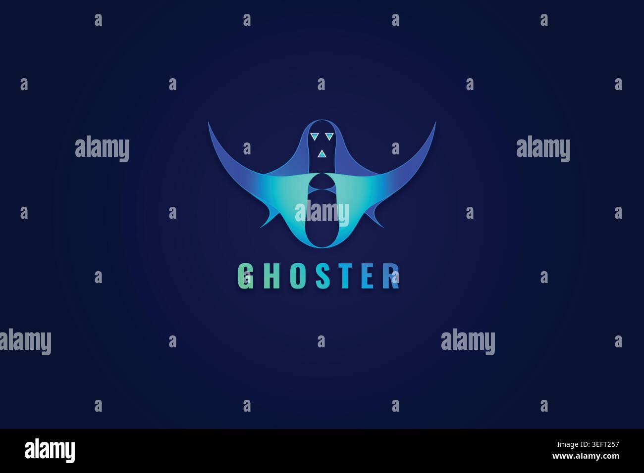 domina l'arena monster fighter club esport con logo vettoriale e stile moderno astratto colorato, piatto e creativo disegnato a mano Illustrazione Vettoriale