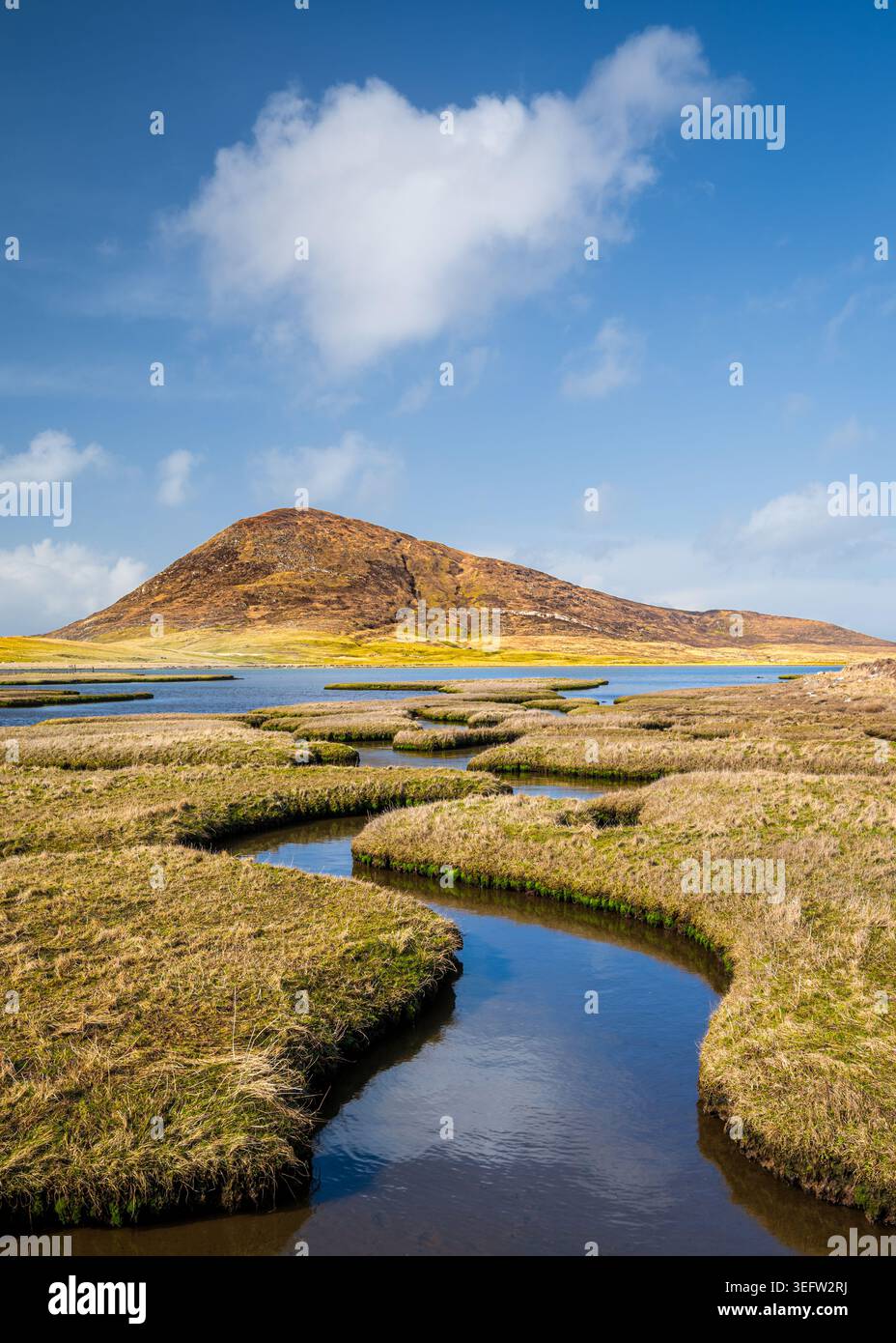 Northton Salt Marsh, Harris & Lewis, Ebridi esterne, Scozia Foto Stock