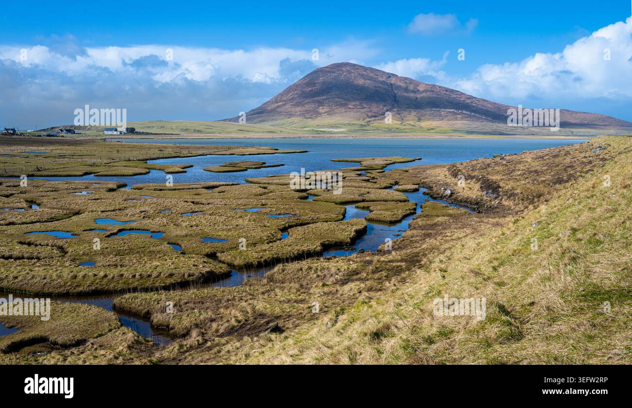 Northton Salt Marsh, Harris & Lewis, Ebridi esterne, Scozia Foto Stock
