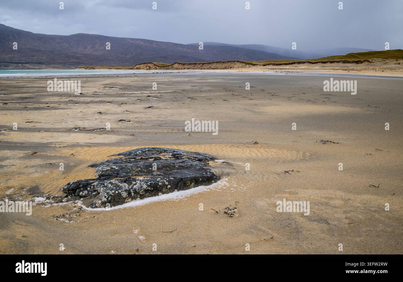 Seilebost Beach, Harris e Lewis, Ebridi esterne, Scozia Foto Stock