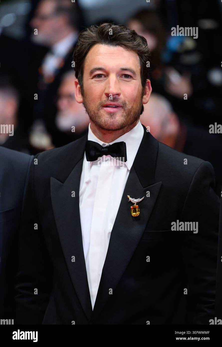 Cannes, Francia. 16 maggio 2026. Miles Teller partecipa alla Paper Tiger Premiere al 79° Festival di Cannes. Crediti: Doug Peters/EMPICS/Alamy Live News Foto Stock