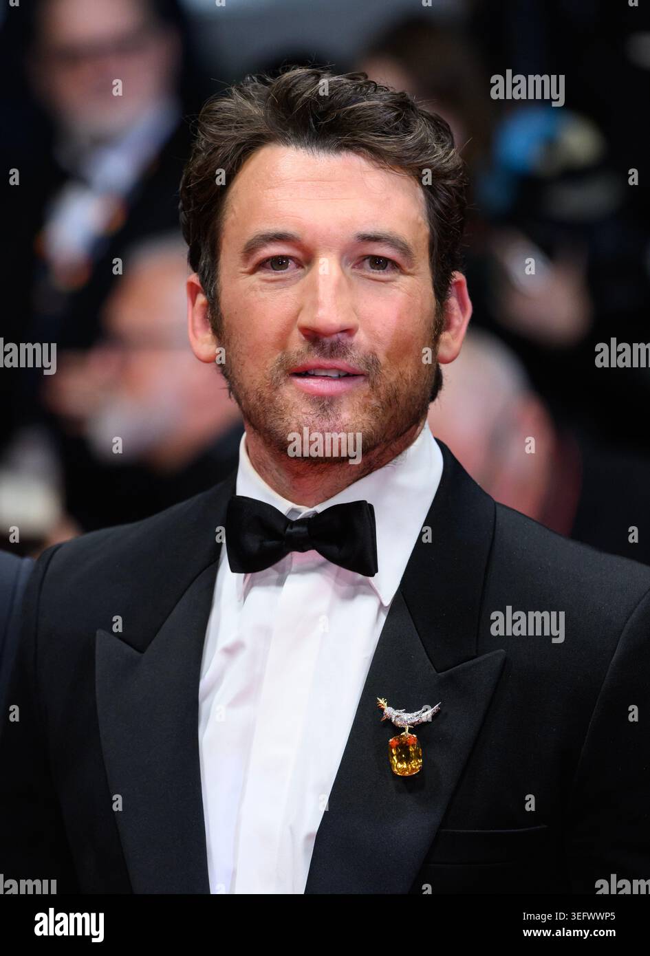 Cannes, Francia. 16 maggio 2026. Miles Teller partecipa alla Paper Tiger Premiere al 79° Festival di Cannes. Crediti: Doug Peters/EMPICS/Alamy Live News Foto Stock