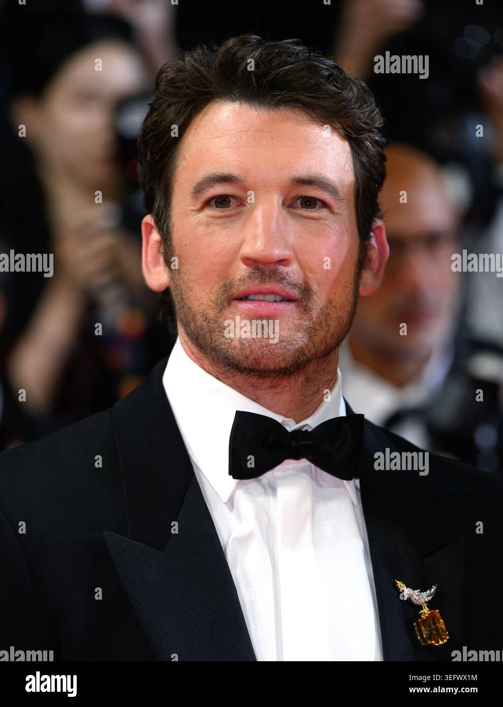 Cannes, Francia. 16 maggio 2026. Miles Teller partecipa alla Paper Tiger Premiere al 79° Festival di Cannes. Crediti: Doug Peters/EMPICS/Alamy Live News Foto Stock