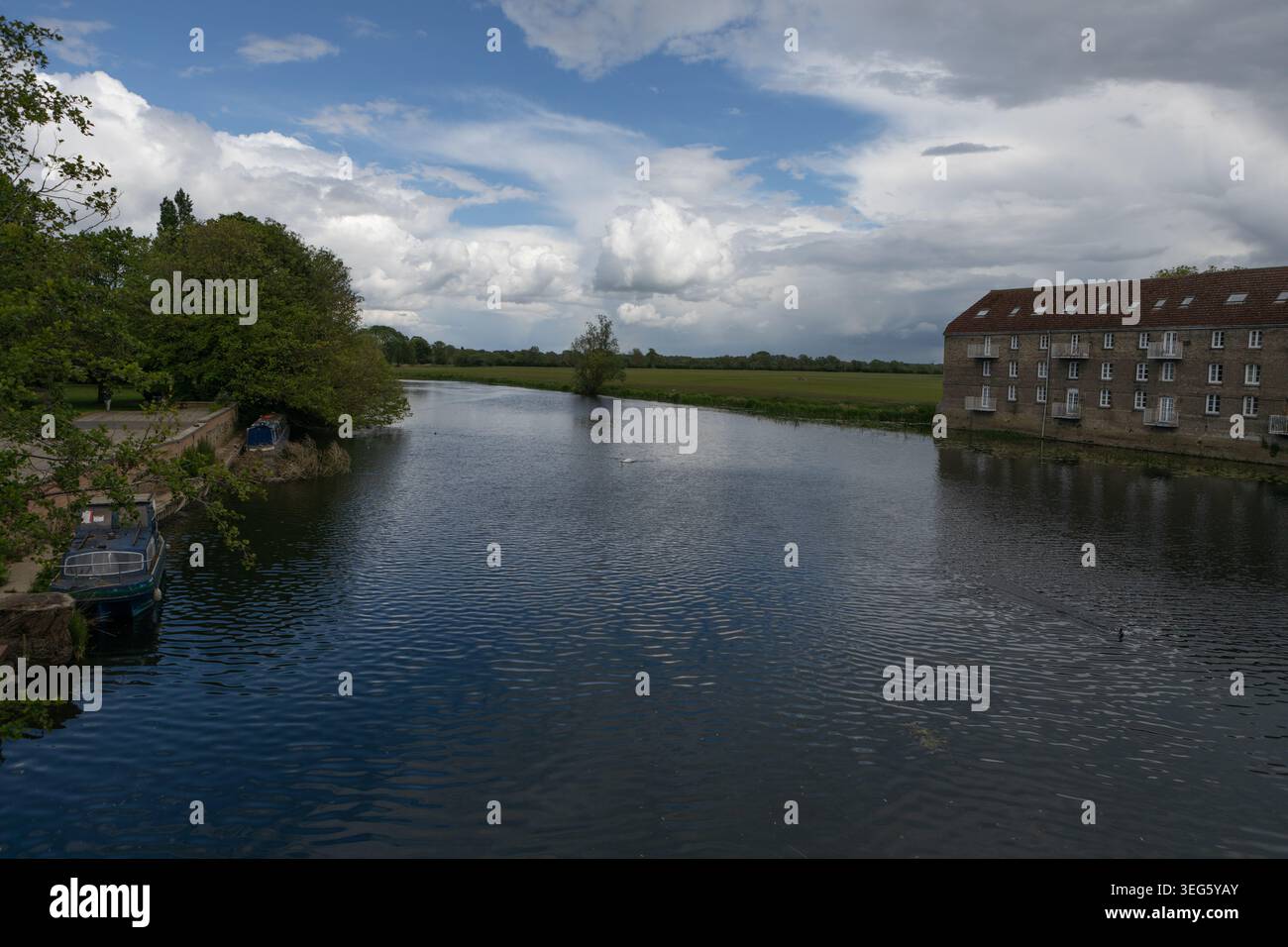 River Great Ouse, Huntingdon, Cambridgeshire, 2026 Foto Stock