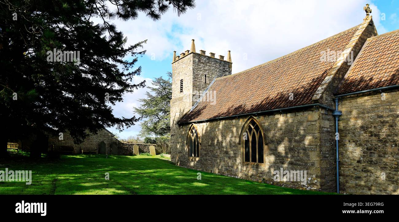 St Mary's Church, Saltford, Inghilterra, Gran Bretagna, Regno Unito Foto Stock