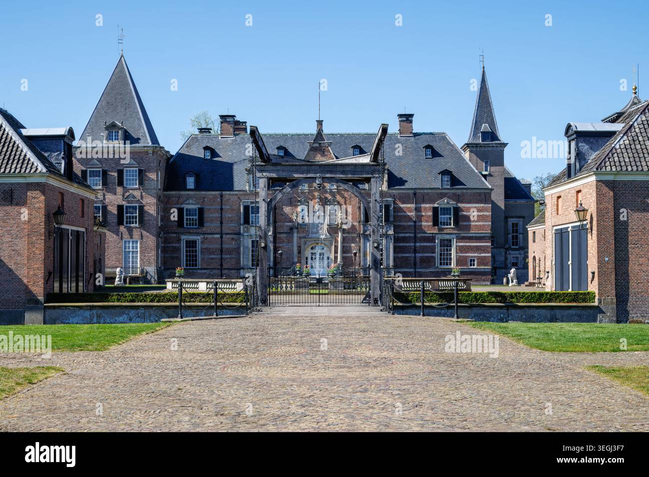 Twickel Estate con castello storico e giardini signorili a Delden Foto Stock
