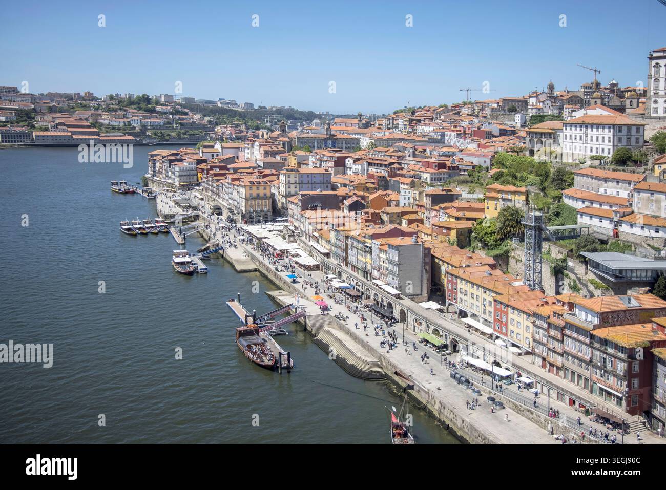 fiume douro porto portugam Foto Stock