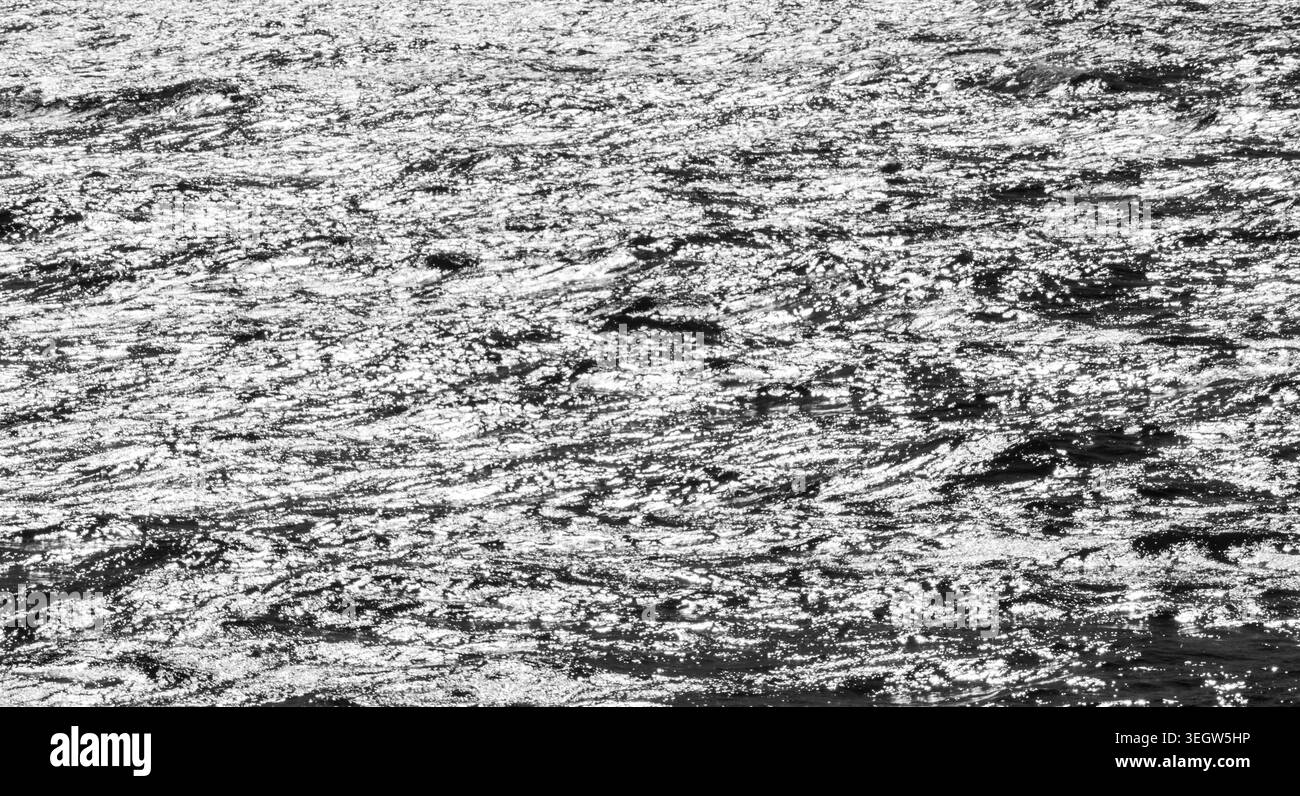 Luce del sole sul mare Foto Stock