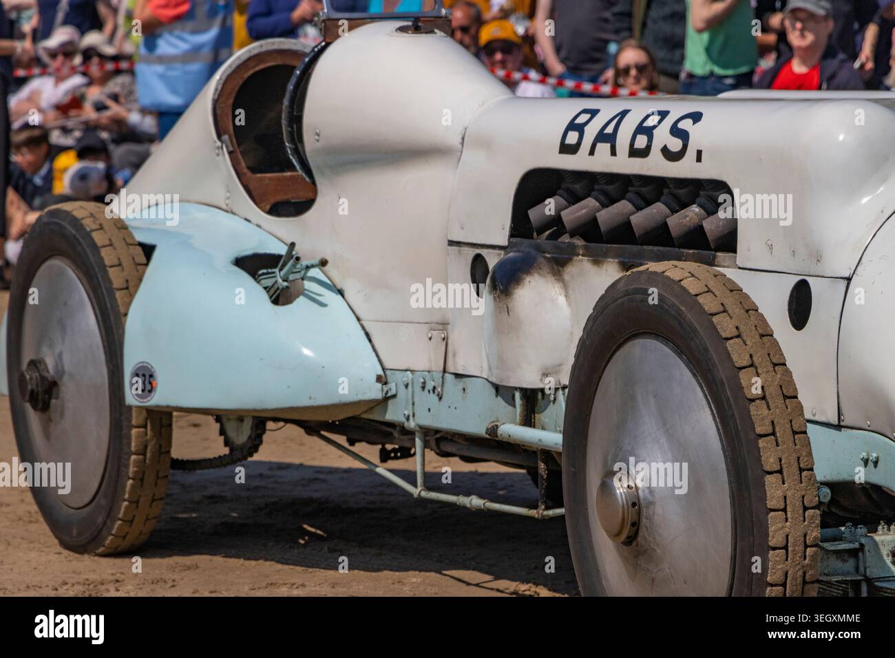 Babs Pendine record di velocità commemorazione centinaria sulle sabbie di Pendine. Galles Foto Stock