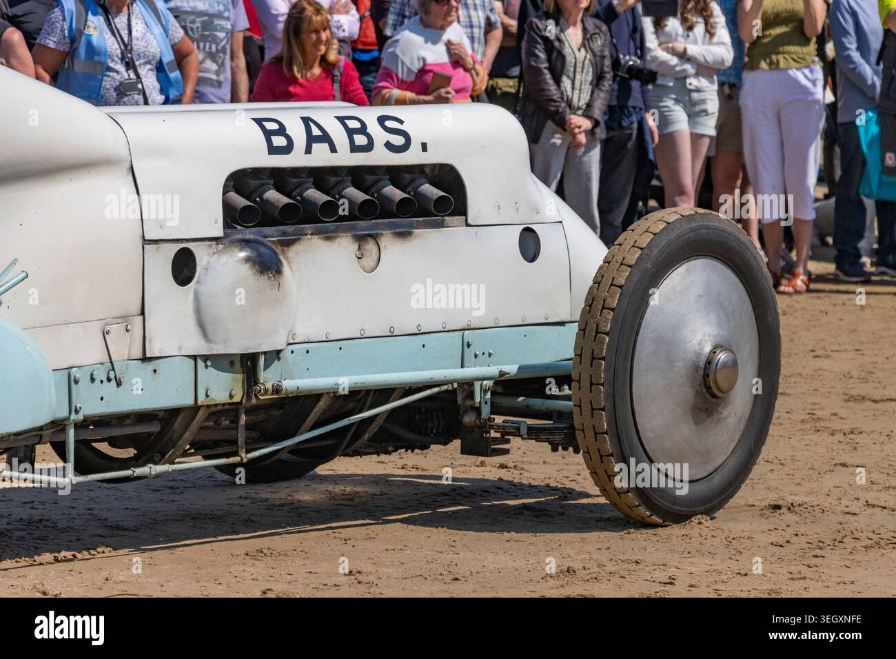 Babs Pendine record di velocità commemorazione centinaria sulle sabbie di Pendine. Galles Foto Stock