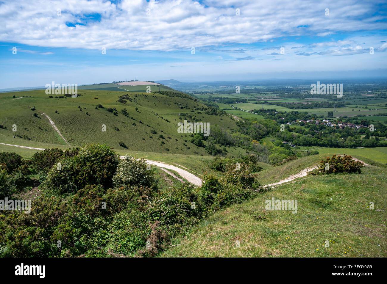 Devils Dyke si affaccia sulla South Downs Way appena a nord di Brighton , Sussex , UK 2026 Foto Stock