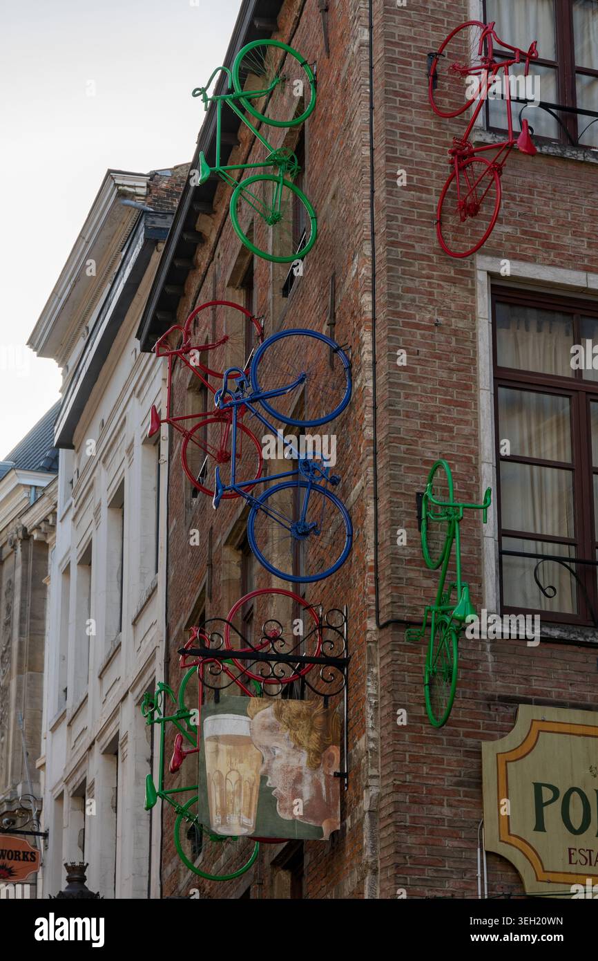 Ville de Bruxelles en Belgique, Europa. Foto Stock