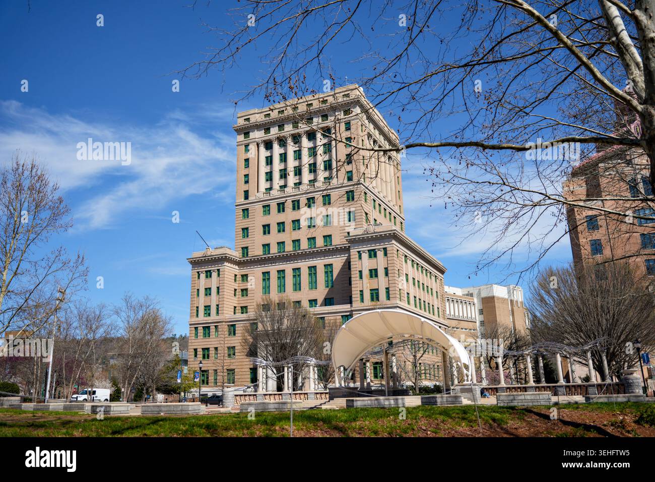 Tribunale della contea di Buncombe ad Asheville, North Carolina Foto Stock
