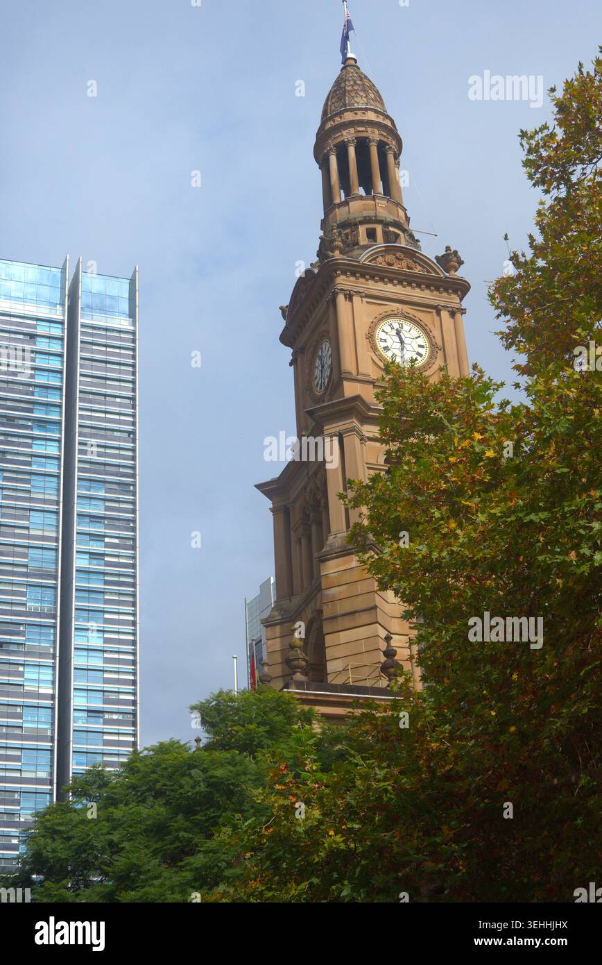 Municipio di Sydney, George Street, Sydney Foto Stock