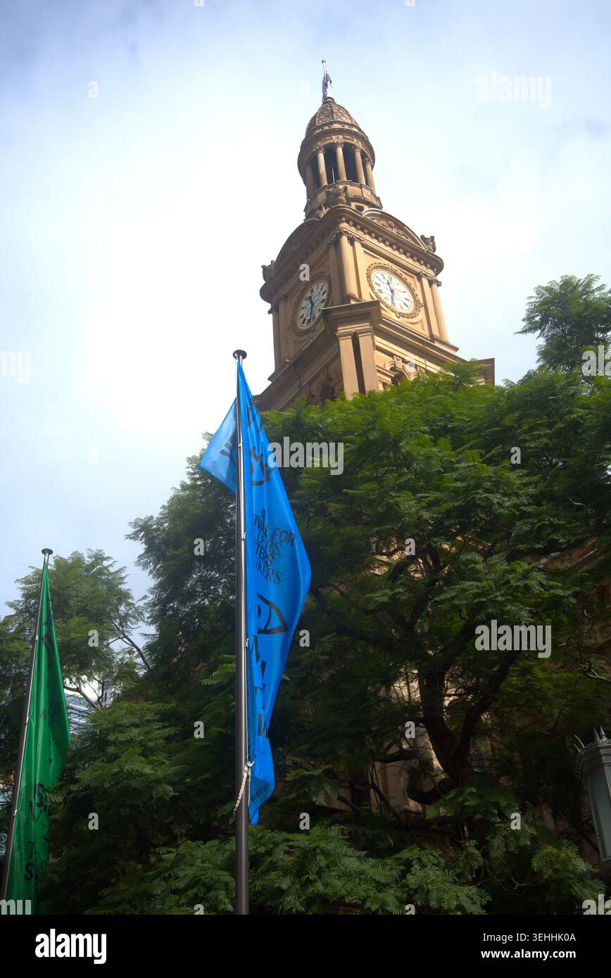 Municipio di Sydney, George Street, Sydney Foto Stock