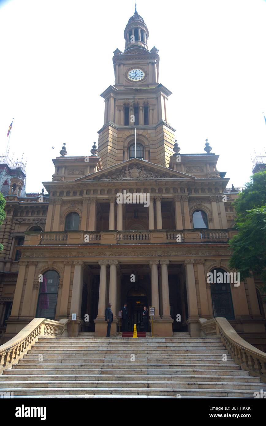 Municipio di Sydney, George Street, Sydney Foto Stock