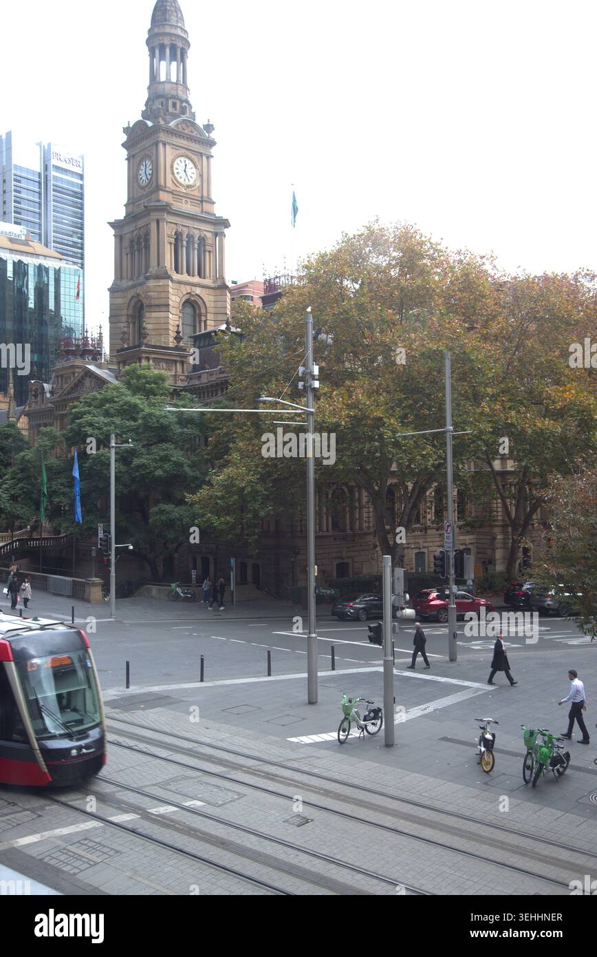 Municipio di Sydney, George Street, Sydney Foto Stock
