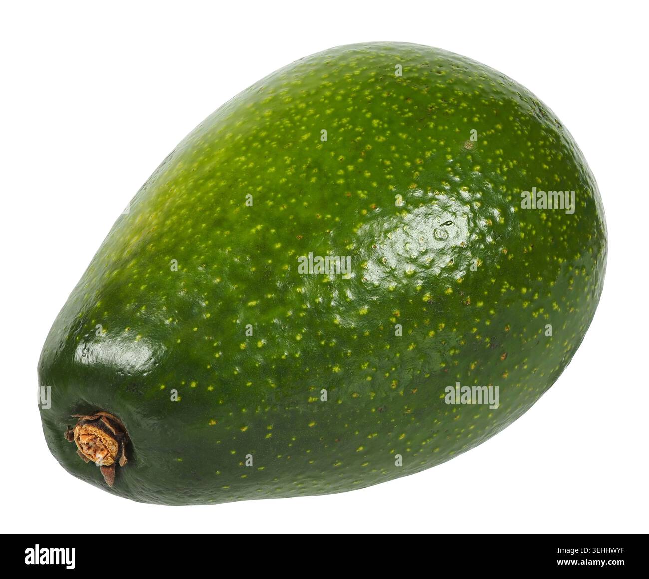 Frutto di Avocado isolati su sfondo bianco Foto Stock