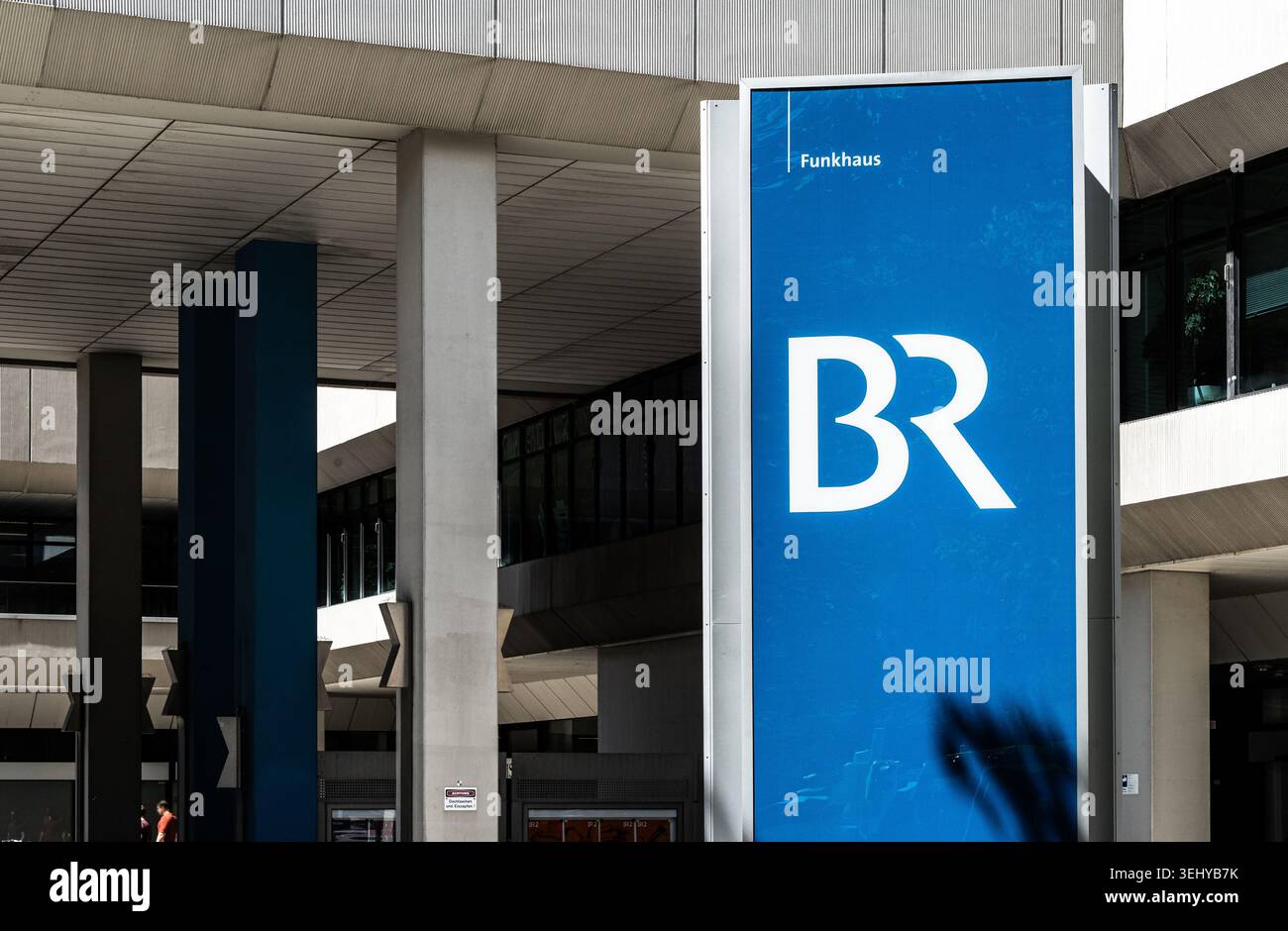 Bayerischer Rundfunk (BR in breve), Arbeitsgemeinschaft der offentlich-rechtlichen Rundfunkanstalten der Bundesrepublik Deutschland, German Public Br Foto Stock