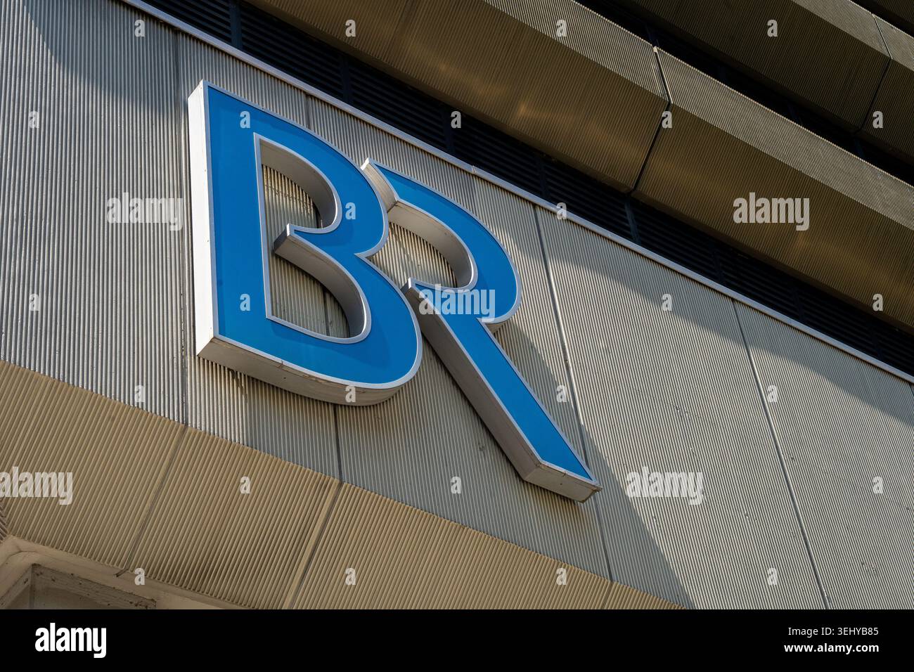 Bayerischer Rundfunk (BR in breve), Arbeitsgemeinschaft der offentlich-rechtlichen Rundfunkanstalten der Bundesrepublik Deutschland, German Public Br Foto Stock