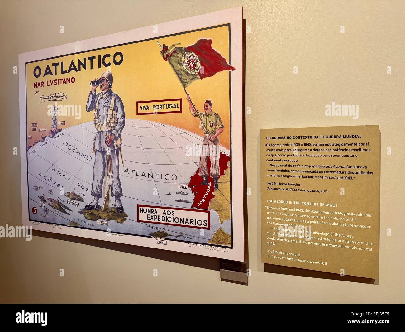 Il Museo dell'autonomia delle Azzorre espone a Palácio da Conceição, parte del Museo Carlos Machado, Ponta Delgada, Azzorre, Portogallo. Foto Stock