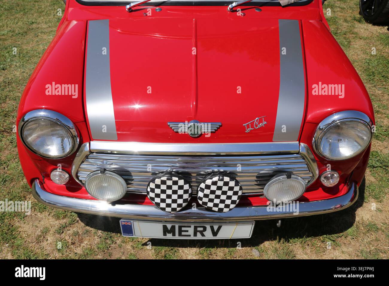 Rover Mini Cooper Sport 500 (2000), Best of British Day, Brooklands Museum, Weybridge, Surrey, Inghilterra, Regno Unito, Europa Foto Stock