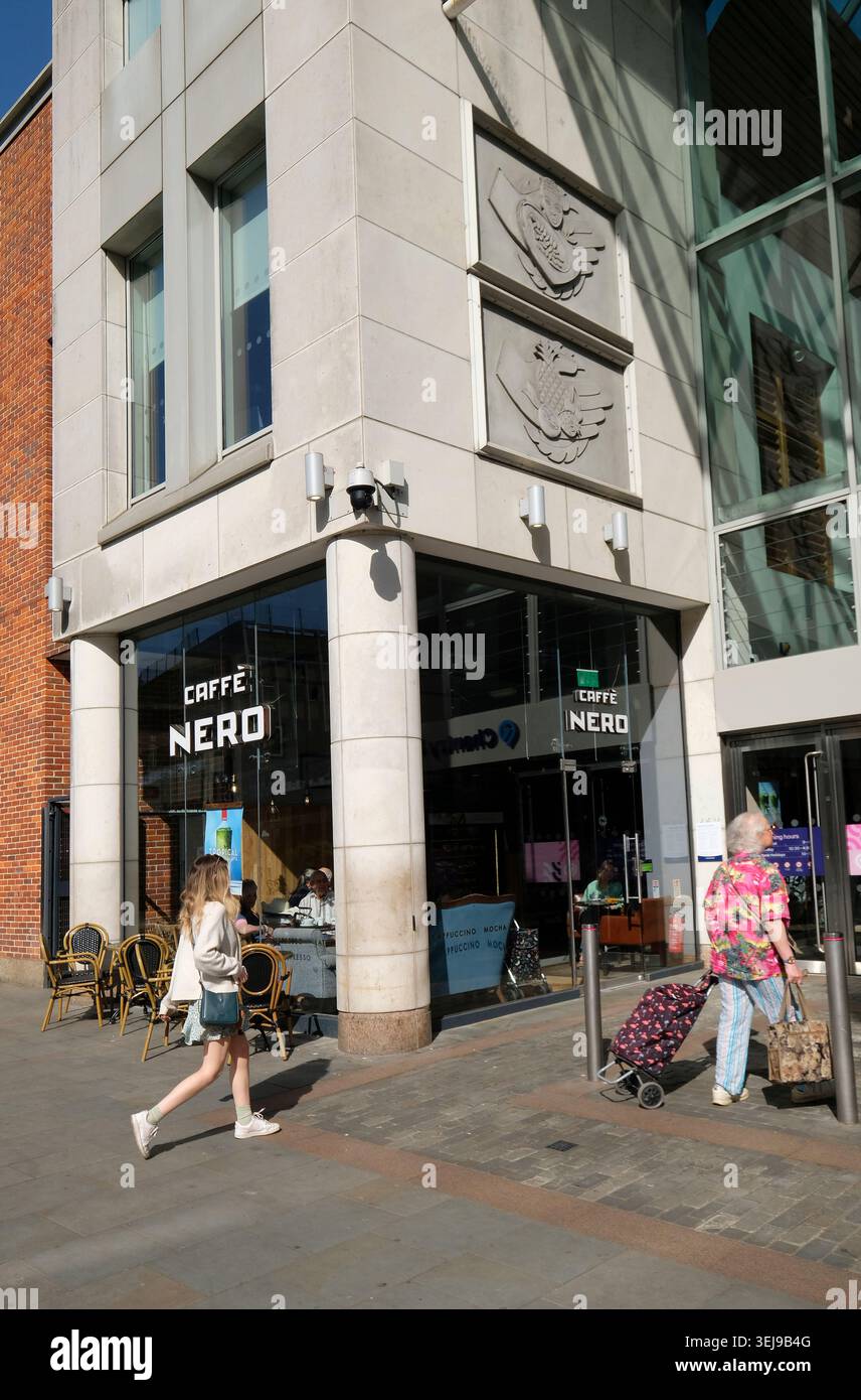 caffè nero, chantry place, norwich, norfolk, inghilterra Foto Stock