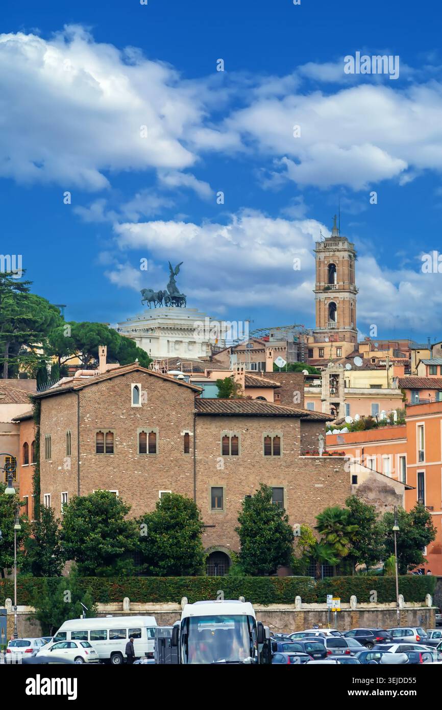 Vista di Roma, Italia Foto Stock